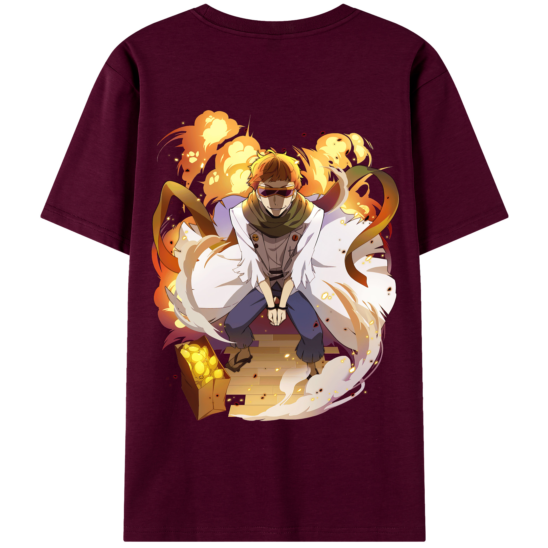 （画像用） 文豪ストレイドッグス Bungo Stray Dogs レディース半袖Tシャツ(バックプリント)